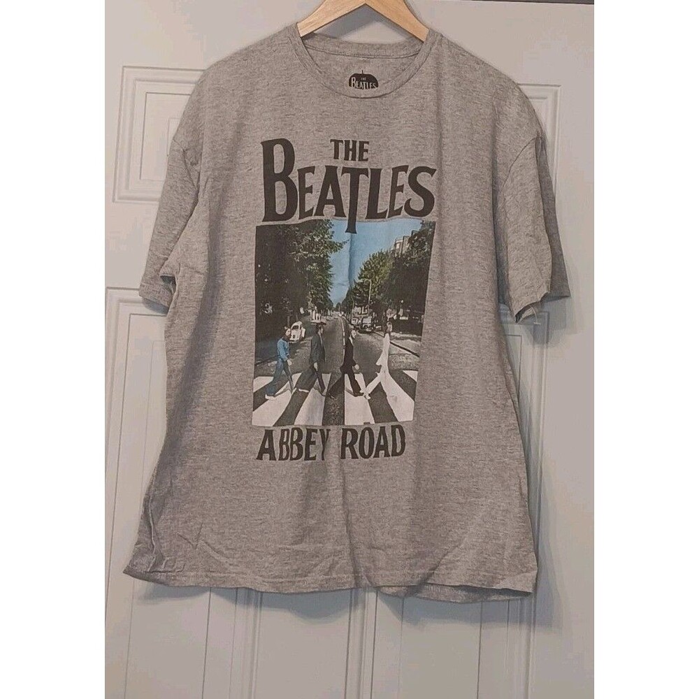 The Beatles Abby Road Apple Corps Abbey Black Lightweight T-Shirt Size 2XL